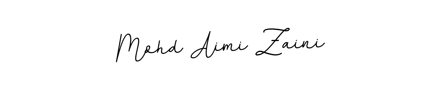 It looks lik you need a new signature style for name Mohd Aimi Zaini. Design unique handwritten (BallpointsItalic-DORy9) signature with our free signature maker in just a few clicks. Mohd Aimi Zaini signature style 11 images and pictures png