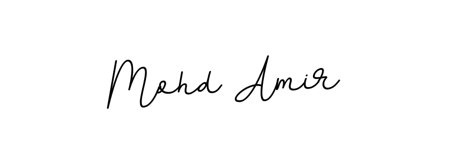 The best way (BallpointsItalic-DORy9) to make a short signature is to pick only two or three words in your name. The name Mohd Amir include a total of six letters. For converting this name. Mohd Amir signature style 11 images and pictures png