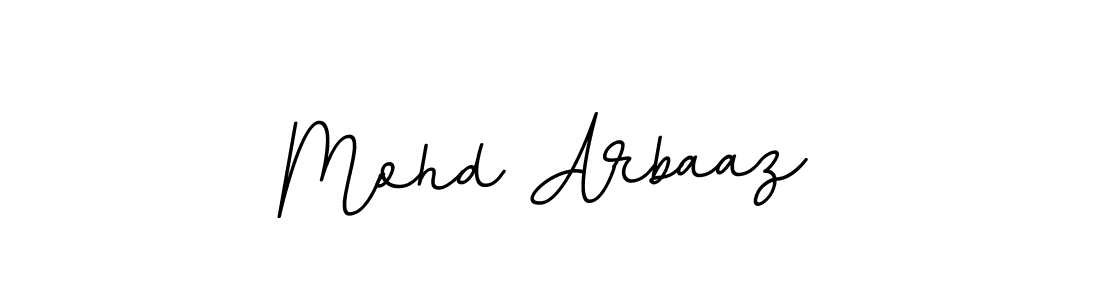 Create a beautiful signature design for name Mohd Arbaaz. With this signature (BallpointsItalic-DORy9) fonts, you can make a handwritten signature for free. Mohd Arbaaz signature style 11 images and pictures png