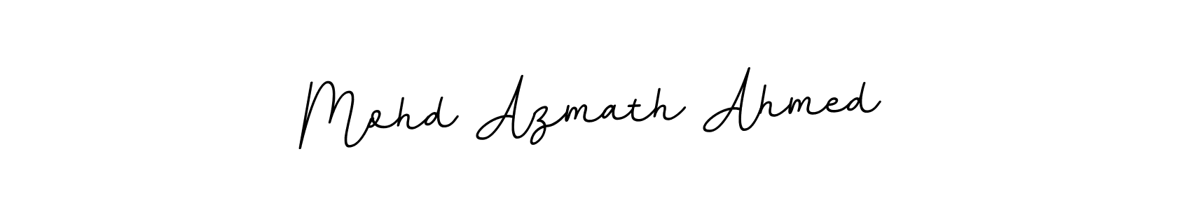 It looks lik you need a new signature style for name Mohd Azmath Ahmed. Design unique handwritten (BallpointsItalic-DORy9) signature with our free signature maker in just a few clicks. Mohd Azmath Ahmed signature style 11 images and pictures png