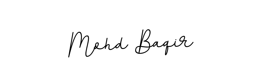 BallpointsItalic-DORy9 is a professional signature style that is perfect for those who want to add a touch of class to their signature. It is also a great choice for those who want to make their signature more unique. Get Mohd Baqir name to fancy signature for free. Mohd Baqir signature style 11 images and pictures png
