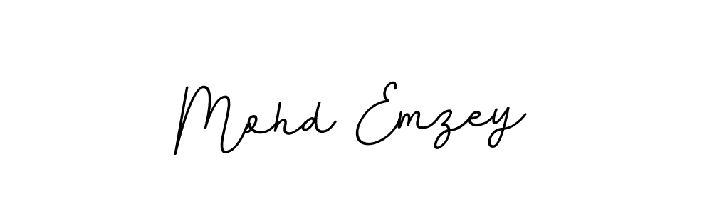 Mohd Emzey stylish signature style. Best Handwritten Sign (BallpointsItalic-DORy9) for my name. Handwritten Signature Collection Ideas for my name Mohd Emzey. Mohd Emzey signature style 11 images and pictures png