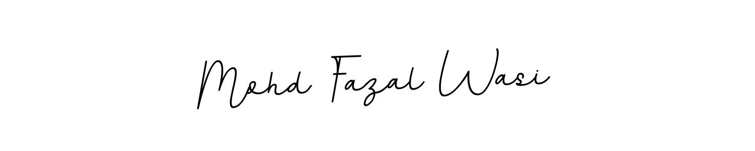 Create a beautiful signature design for name Mohd Fazal Wasi. With this signature (BallpointsItalic-DORy9) fonts, you can make a handwritten signature for free. Mohd Fazal Wasi signature style 11 images and pictures png