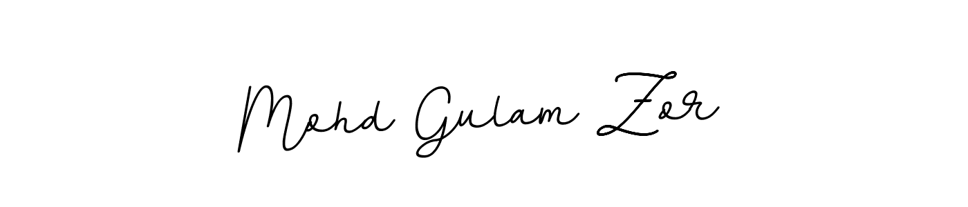 Mohd Gulam Zor stylish signature style. Best Handwritten Sign (BallpointsItalic-DORy9) for my name. Handwritten Signature Collection Ideas for my name Mohd Gulam Zor. Mohd Gulam Zor signature style 11 images and pictures png