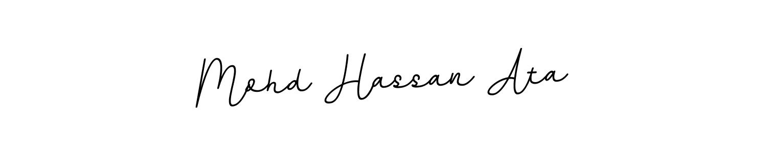 It looks lik you need a new signature style for name Mohd Hassan Ata. Design unique handwritten (BallpointsItalic-DORy9) signature with our free signature maker in just a few clicks. Mohd Hassan Ata signature style 11 images and pictures png