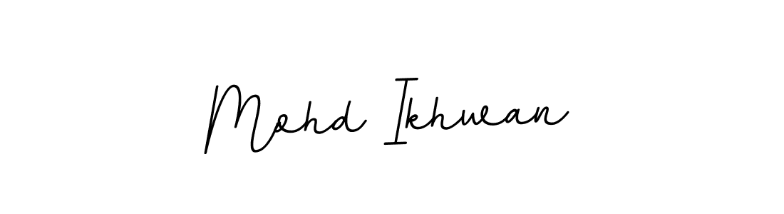 Mohd Ikhwan stylish signature style. Best Handwritten Sign (BallpointsItalic-DORy9) for my name. Handwritten Signature Collection Ideas for my name Mohd Ikhwan. Mohd Ikhwan signature style 11 images and pictures png