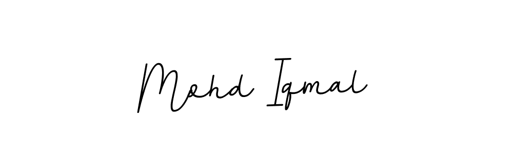 Make a beautiful signature design for name Mohd Iqmal. With this signature (BallpointsItalic-DORy9) style, you can create a handwritten signature for free. Mohd Iqmal signature style 11 images and pictures png