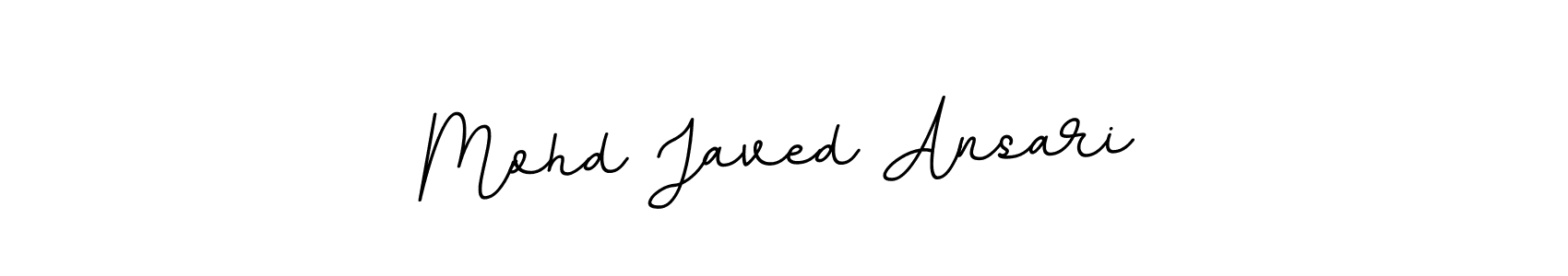 Make a beautiful signature design for name Mohd Javed Ansari. With this signature (BallpointsItalic-DORy9) style, you can create a handwritten signature for free. Mohd Javed Ansari signature style 11 images and pictures png