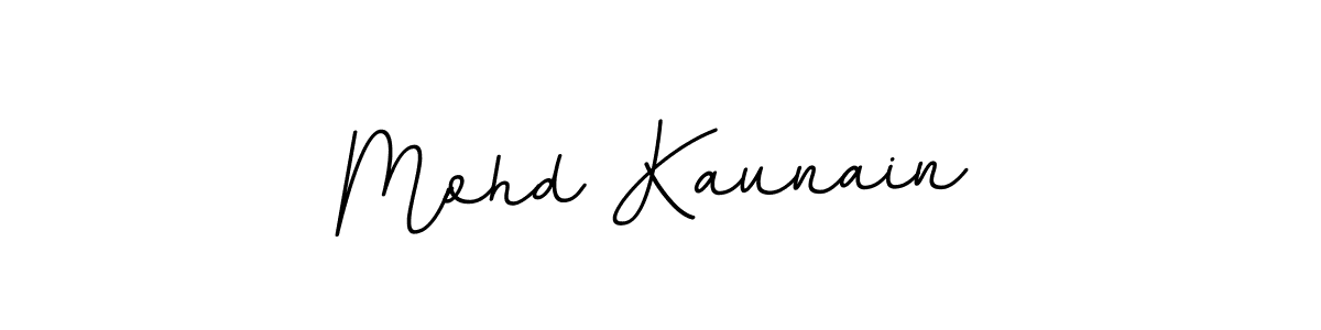 How to make Mohd Kaunain name signature. Use BallpointsItalic-DORy9 style for creating short signs online. This is the latest handwritten sign. Mohd Kaunain signature style 11 images and pictures png