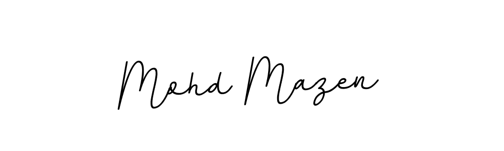 Mohd Mazen stylish signature style. Best Handwritten Sign (BallpointsItalic-DORy9) for my name. Handwritten Signature Collection Ideas for my name Mohd Mazen. Mohd Mazen signature style 11 images and pictures png