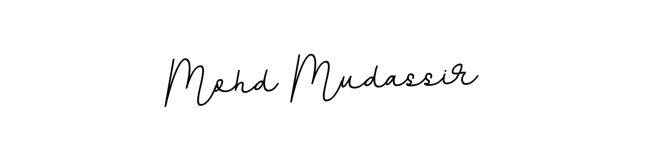 Also we have Mohd Mudassir name is the best signature style. Create professional handwritten signature collection using BallpointsItalic-DORy9 autograph style. Mohd Mudassir signature style 11 images and pictures png