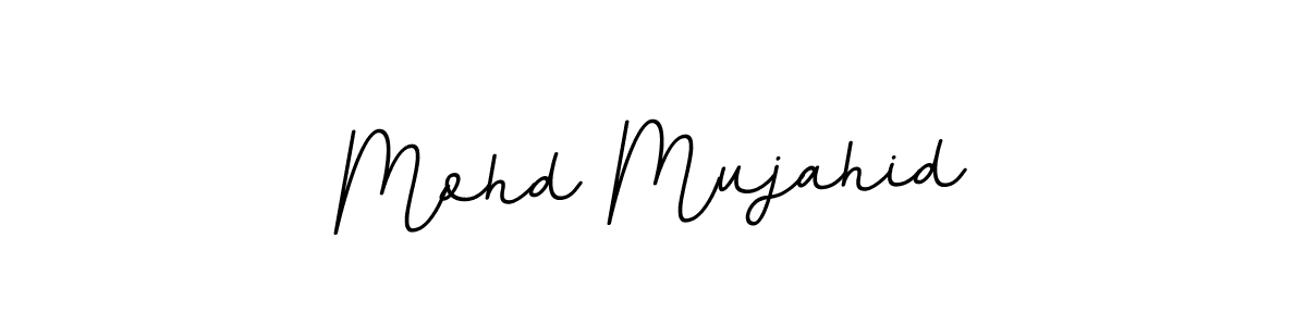 It looks lik you need a new signature style for name Mohd Mujahid. Design unique handwritten (BallpointsItalic-DORy9) signature with our free signature maker in just a few clicks. Mohd Mujahid signature style 11 images and pictures png
