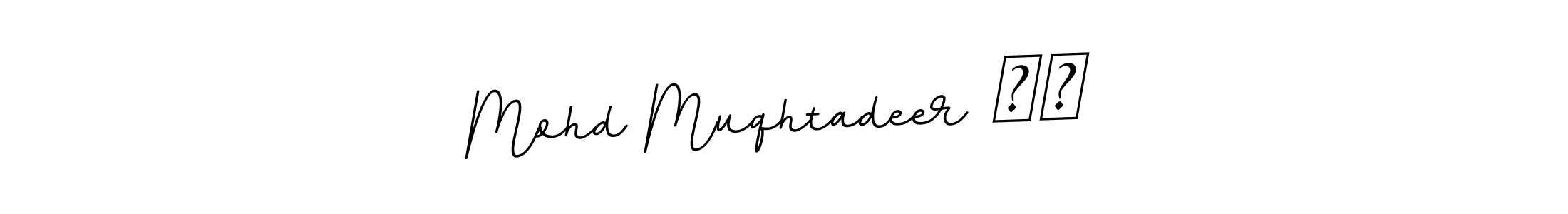 Create a beautiful signature design for name Mohd Muqhtadeer ❤️. With this signature (BallpointsItalic-DORy9) fonts, you can make a handwritten signature for free. Mohd Muqhtadeer ❤️ signature style 11 images and pictures png
