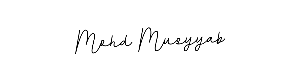 It looks lik you need a new signature style for name Mohd Musyyab. Design unique handwritten (BallpointsItalic-DORy9) signature with our free signature maker in just a few clicks. Mohd Musyyab signature style 11 images and pictures png