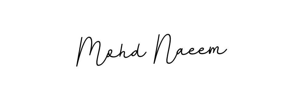 Create a beautiful signature design for name Mohd Naeem. With this signature (BallpointsItalic-DORy9) fonts, you can make a handwritten signature for free. Mohd Naeem signature style 11 images and pictures png