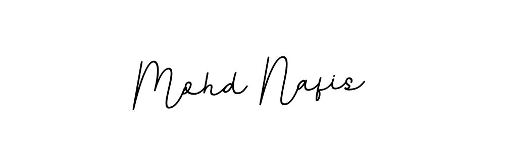 Use a signature maker to create a handwritten signature online. With this signature software, you can design (BallpointsItalic-DORy9) your own signature for name Mohd Nafis. Mohd Nafis signature style 11 images and pictures png