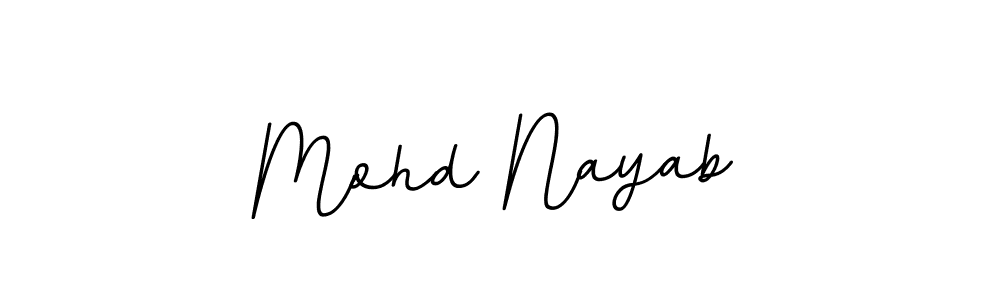 Also we have Mohd Nayab name is the best signature style. Create professional handwritten signature collection using BallpointsItalic-DORy9 autograph style. Mohd Nayab signature style 11 images and pictures png