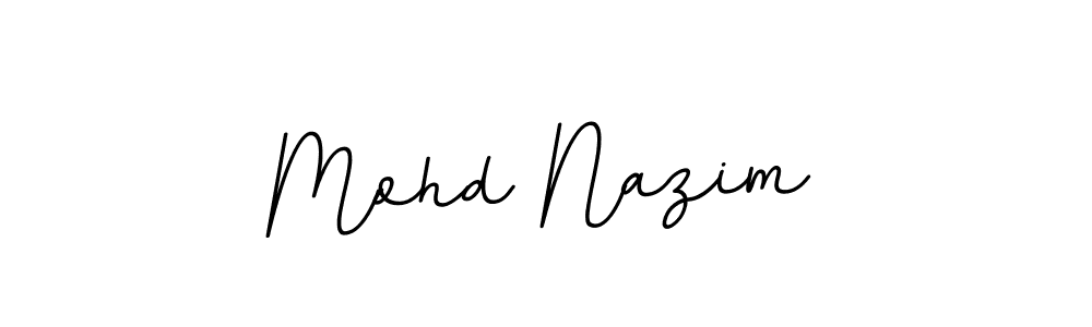 Also we have Mohd Nazim name is the best signature style. Create professional handwritten signature collection using BallpointsItalic-DORy9 autograph style. Mohd Nazim signature style 11 images and pictures png