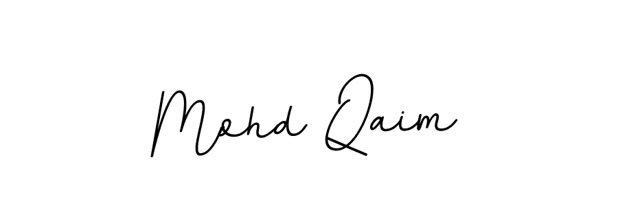 Use a signature maker to create a handwritten signature online. With this signature software, you can design (BallpointsItalic-DORy9) your own signature for name Mohd Qaim. Mohd Qaim signature style 11 images and pictures png