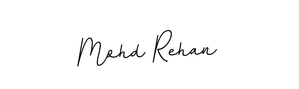 Design your own signature with our free online signature maker. With this signature software, you can create a handwritten (BallpointsItalic-DORy9) signature for name Mohd Rehan. Mohd Rehan signature style 11 images and pictures png