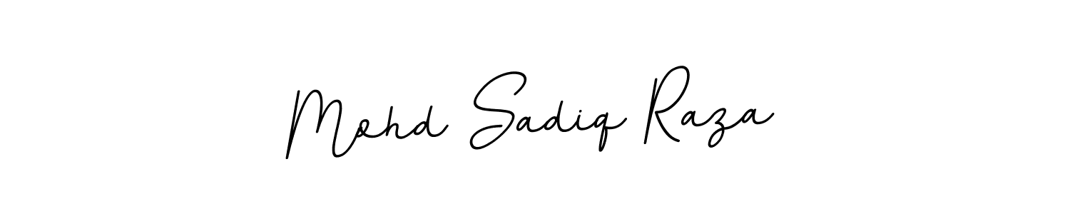 Make a beautiful signature design for name Mohd Sadiq Raza. With this signature (BallpointsItalic-DORy9) style, you can create a handwritten signature for free. Mohd Sadiq Raza signature style 11 images and pictures png