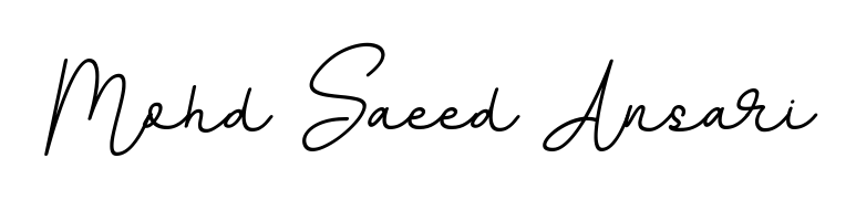 A timeless handwritten aesthetic for Mohd Saeed Ansari. The BallpointsItalic-DORy9 font gives your signature a handcrafted feel with natural curves. Mohd Saeed Ansari signature style 11 images and pictures png