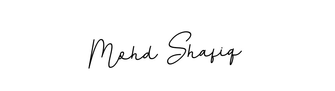 The best way (BallpointsItalic-DORy9) to make a short signature is to pick only two or three words in your name. The name Mohd Shafiq include a total of six letters. For converting this name. Mohd Shafiq signature style 11 images and pictures png
