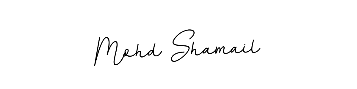 Design your own signature with our free online signature maker. With this signature software, you can create a handwritten (BallpointsItalic-DORy9) signature for name Mohd Shamail. Mohd Shamail signature style 11 images and pictures png