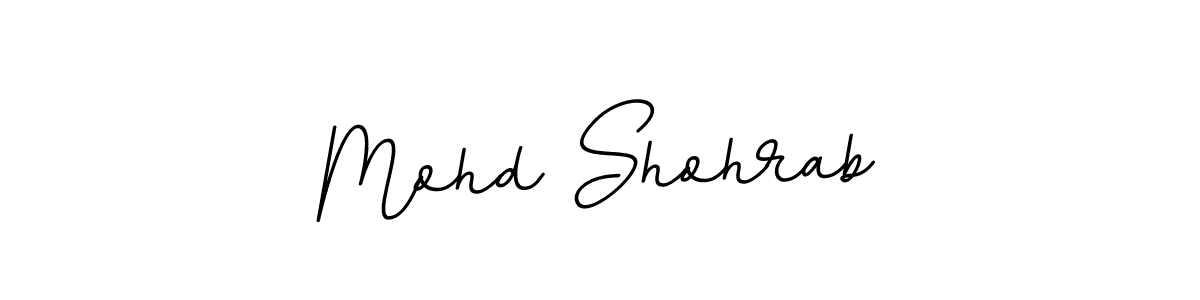 How to make Mohd Shohrab signature? BallpointsItalic-DORy9 is a professional autograph style. Create handwritten signature for Mohd Shohrab name. Mohd Shohrab signature style 11 images and pictures png