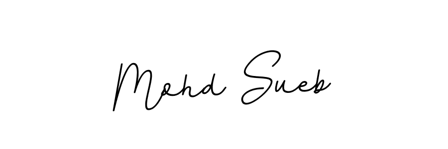 How to make Mohd Sueb name signature. Use BallpointsItalic-DORy9 style for creating short signs online. This is the latest handwritten sign. Mohd Sueb signature style 11 images and pictures png