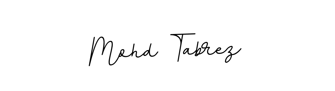 Design your own signature with our free online signature maker. With this signature software, you can create a handwritten (BallpointsItalic-DORy9) signature for name Mohd Tabrez. Mohd Tabrez signature style 11 images and pictures png