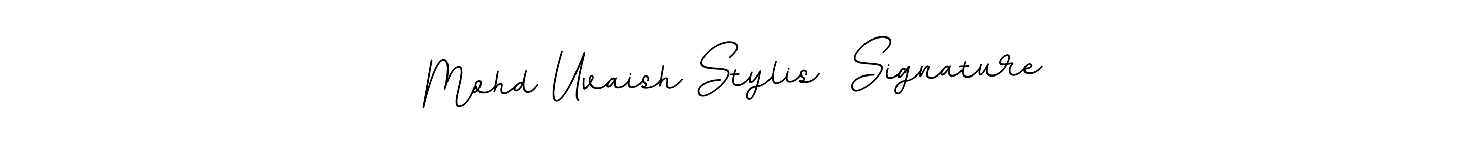 Use a signature maker to create a handwritten signature online. With this signature software, you can design (BallpointsItalic-DORy9) your own signature for name Mohd Uvaish Stylis  Signature. Mohd Uvaish Stylis  Signature signature style 11 images and pictures png