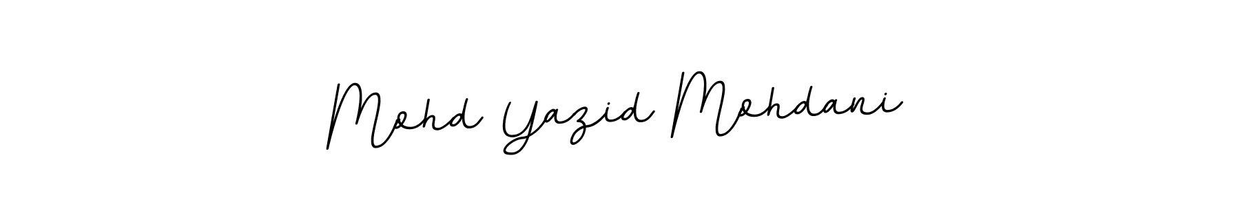 How to make Mohd Yazid Mohdani name signature. Use BallpointsItalic-DORy9 style for creating short signs online. This is the latest handwritten sign. Mohd Yazid Mohdani signature style 11 images and pictures png