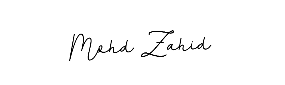 Make a beautiful signature design for name Mohd Zahid. With this signature (BallpointsItalic-DORy9) style, you can create a handwritten signature for free. Mohd Zahid signature style 11 images and pictures png