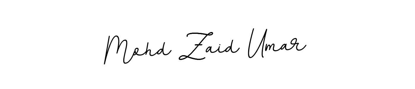 Create a beautiful signature design for name Mohd Zaid Umar. With this signature (BallpointsItalic-DORy9) fonts, you can make a handwritten signature for free. Mohd Zaid Umar signature style 11 images and pictures png