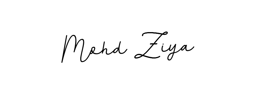 How to make Mohd Ziya name signature. Use BallpointsItalic-DORy9 style for creating short signs online. This is the latest handwritten sign. Mohd Ziya signature style 11 images and pictures png