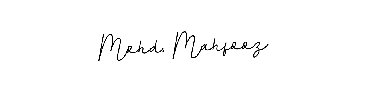 Create a beautiful signature design for name Mohd. Mahfooz. With this signature (BallpointsItalic-DORy9) fonts, you can make a handwritten signature for free. Mohd. Mahfooz signature style 11 images and pictures png