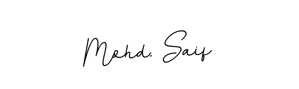 Make a beautiful signature design for name Mohd. Saif. Use this online signature maker to create a handwritten signature for free. Mohd. Saif signature style 11 images and pictures png