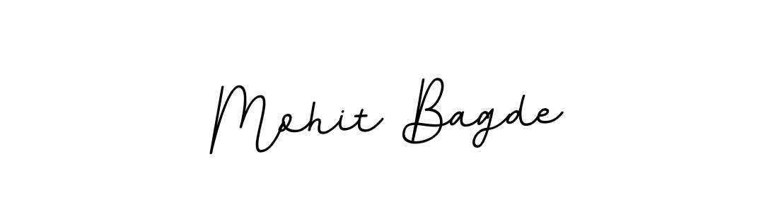 Design your own signature with our free online signature maker. With this signature software, you can create a handwritten (BallpointsItalic-DORy9) signature for name Mohit Bagde. Mohit Bagde signature style 11 images and pictures png