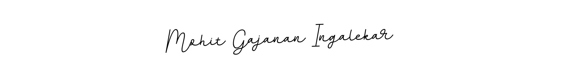 Use a signature maker to create a handwritten signature online. With this signature software, you can design (BallpointsItalic-DORy9) your own signature for name Mohit Gajanan Ingalekar. Mohit Gajanan Ingalekar signature style 11 images and pictures png