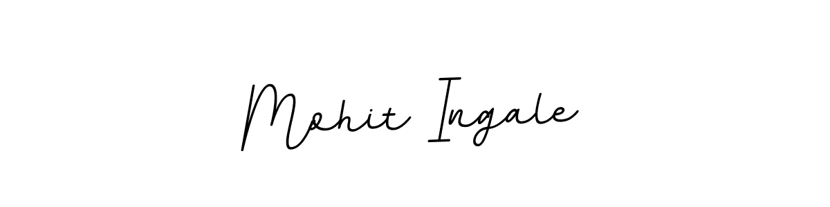 This is the best signature style for the Mohit Ingale name. Also you like these signature font (BallpointsItalic-DORy9). Mix name signature. Mohit Ingale signature style 11 images and pictures png