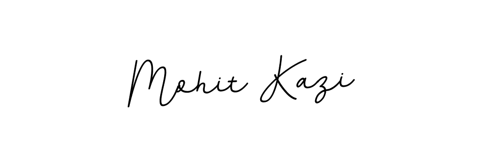 Create a beautiful signature design for name Mohit Kazi. With this signature (BallpointsItalic-DORy9) fonts, you can make a handwritten signature for free. Mohit Kazi signature style 11 images and pictures png