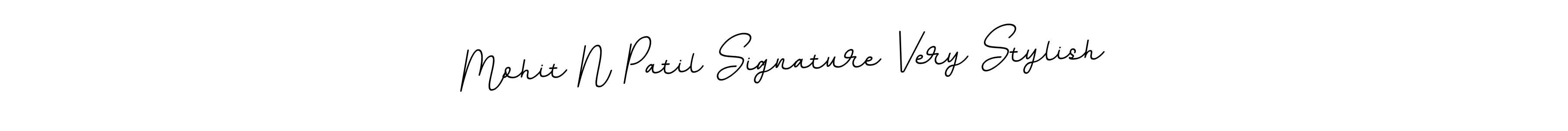 Design your own signature with our free online signature maker. With this signature software, you can create a handwritten (BallpointsItalic-DORy9) signature for name Mohit N Patil Signature Very Stylish. Mohit N Patil Signature Very Stylish signature style 11 images and pictures png