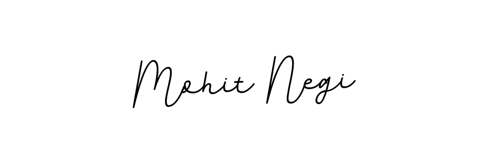 How to make Mohit Negi name signature. Use BallpointsItalic-DORy9 style for creating short signs online. This is the latest handwritten sign. Mohit Negi signature style 11 images and pictures png