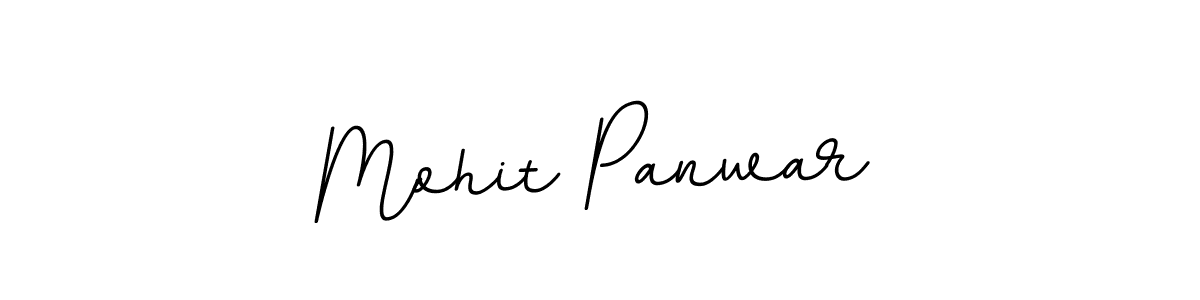 How to make Mohit Panwar name signature. Use BallpointsItalic-DORy9 style for creating short signs online. This is the latest handwritten sign. Mohit Panwar signature style 11 images and pictures png