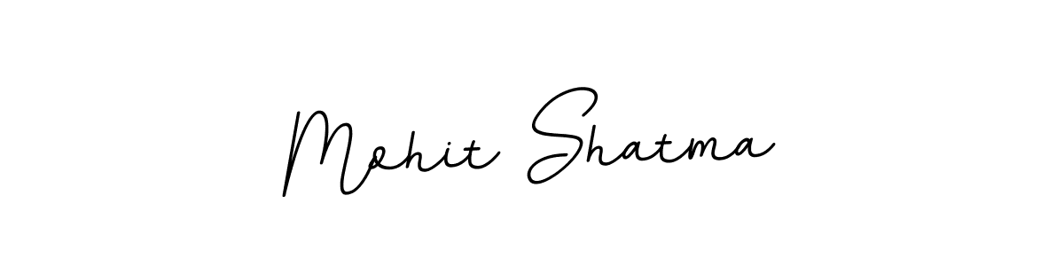 Create a beautiful signature design for name Mohit Shatma. With this signature (BallpointsItalic-DORy9) fonts, you can make a handwritten signature for free. Mohit Shatma signature style 11 images and pictures png