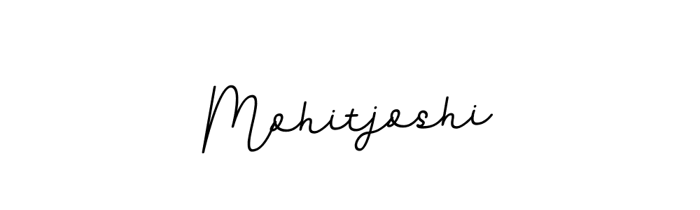 Also we have Mohitjoshi name is the best signature style. Create professional handwritten signature collection using BallpointsItalic-DORy9 autograph style. Mohitjoshi signature style 11 images and pictures png
