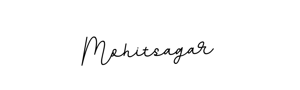 Use a signature maker to create a handwritten signature online. With this signature software, you can design (BallpointsItalic-DORy9) your own signature for name Mohitsagar. Mohitsagar signature style 11 images and pictures png