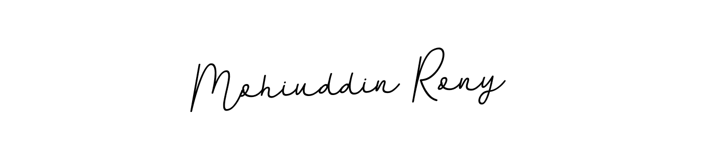 This is the best signature style for the Mohiuddin Rony name. Also you like these signature font (BallpointsItalic-DORy9). Mix name signature. Mohiuddin Rony signature style 11 images and pictures png