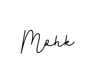 Make a beautiful signature design for name Mohk. With this signature (BallpointsItalic-DORy9) style, you can create a handwritten signature for free. Mohk signature style 11 images and pictures png